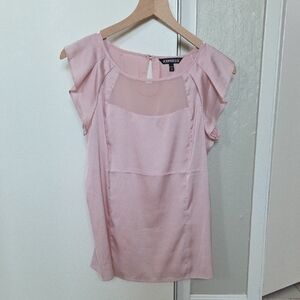NWOT Express Women's Blush Pink Blouse
